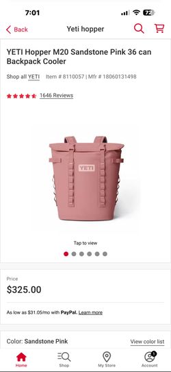 Yeti Hopper Cooler M20
