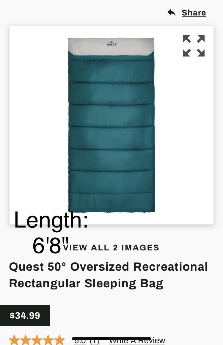 Brand new Quest camping