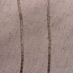 Valentino Link Chain Necklace 14K