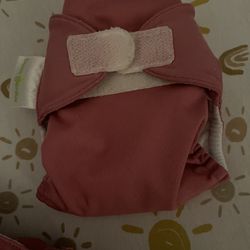 4 Pink Newborn AIO Bum Genius Diapers   Thumbnail