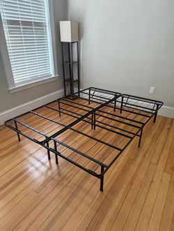 metal bed frame queen