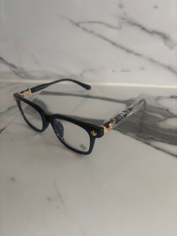 Chrome heart glasses