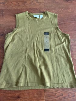 Liz Claiborne Sleeveless Knit Top Size L