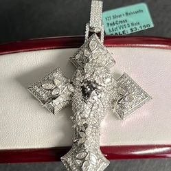 Moissanite Cross