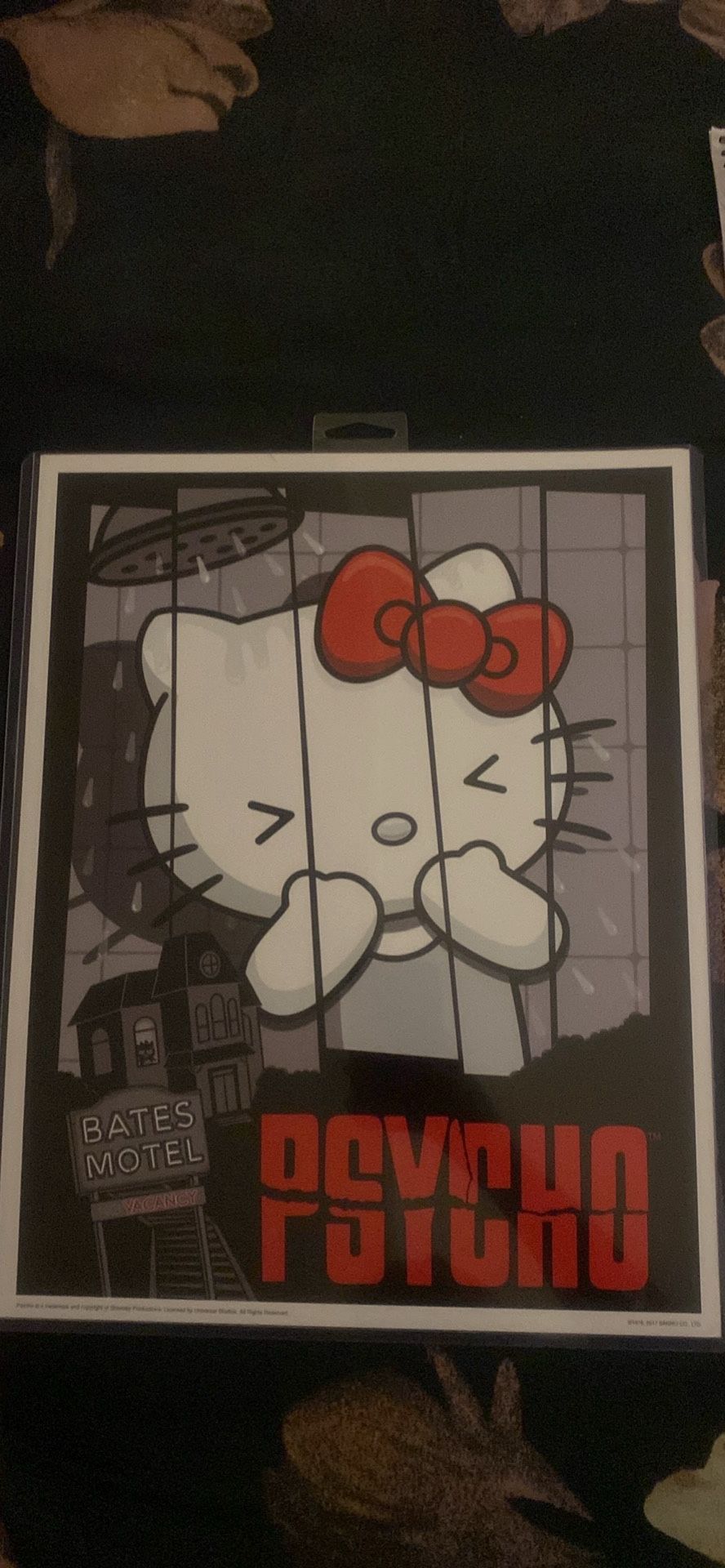 Hello Kitty “Psycho” Movie Poster