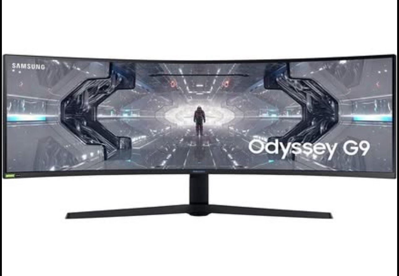 Samsung Odyssey 49" G9 1000R QLED Curved PC Gaming Monitor DQHD 240Hz G-Sync