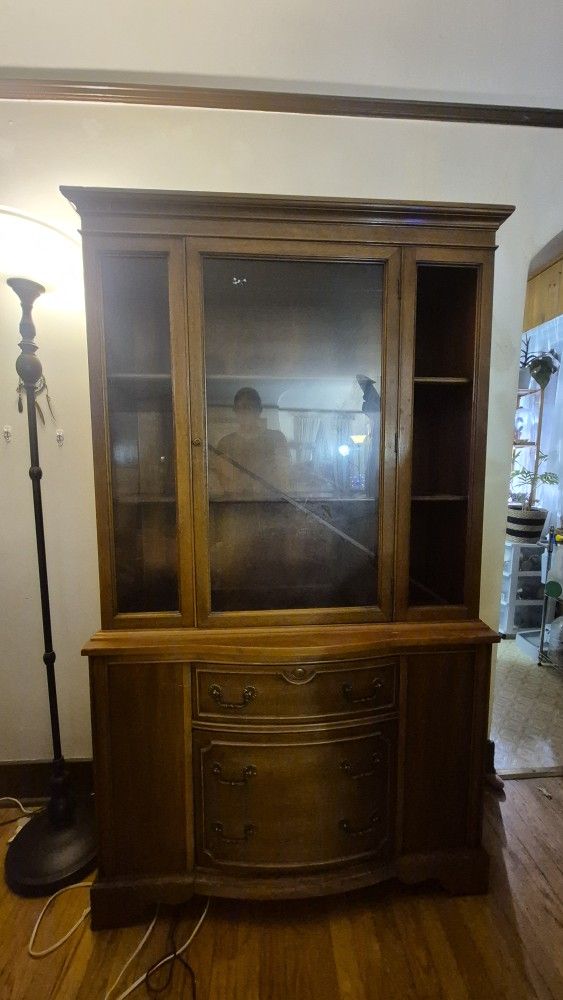 FREE Solid Wood Antique China Hutch