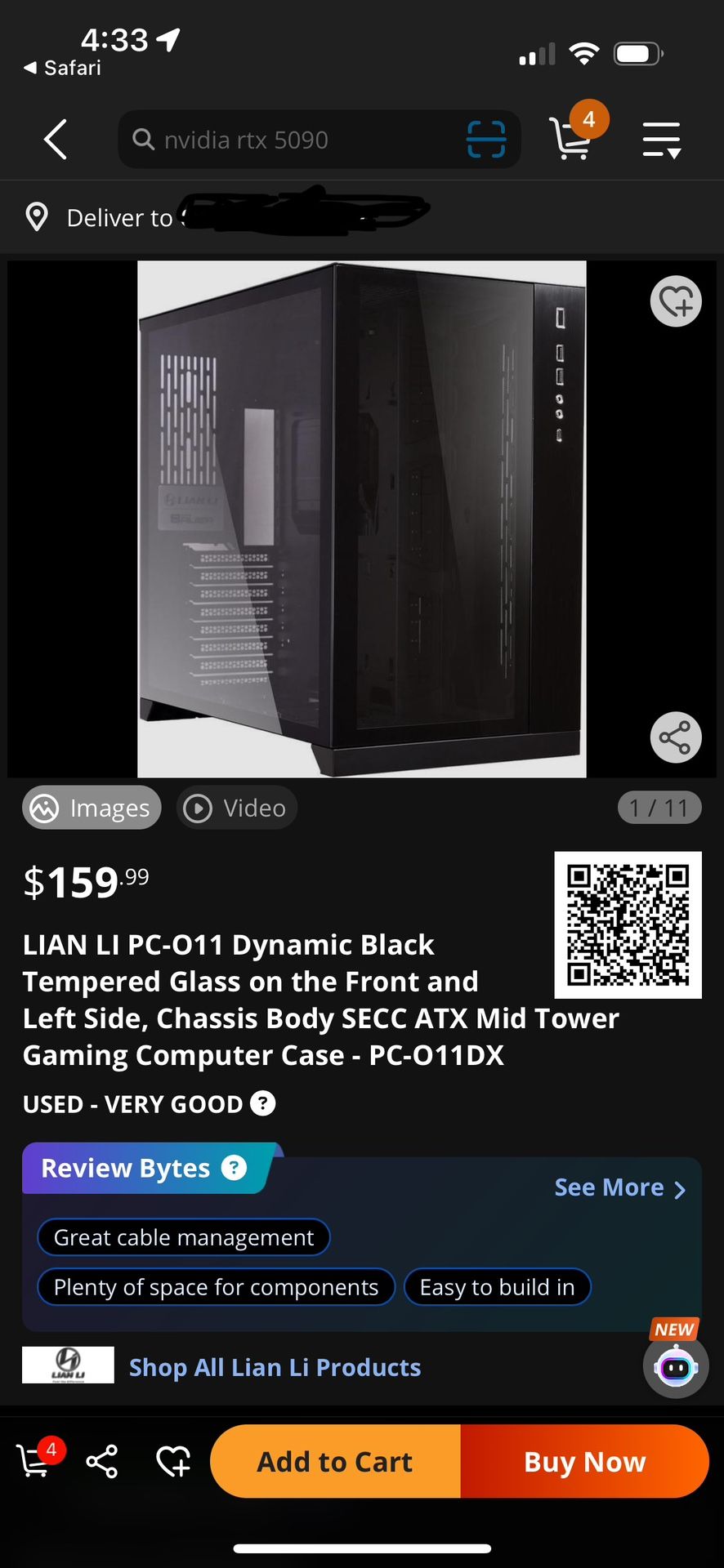 LIAN LI PC-011 Dynamic Black