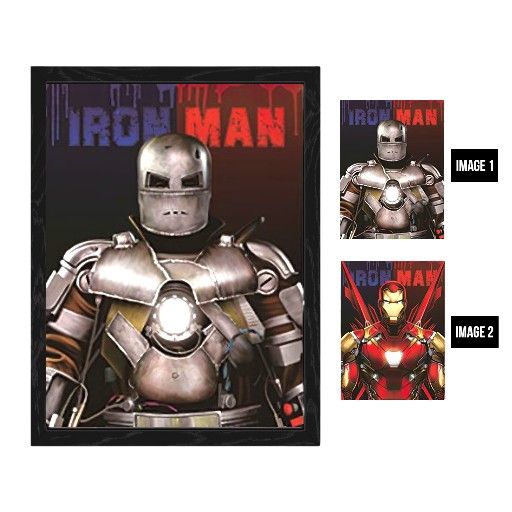 Iron Man Unframed 3D Lenticular Poster Wall Art