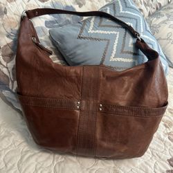Brown leather Purse