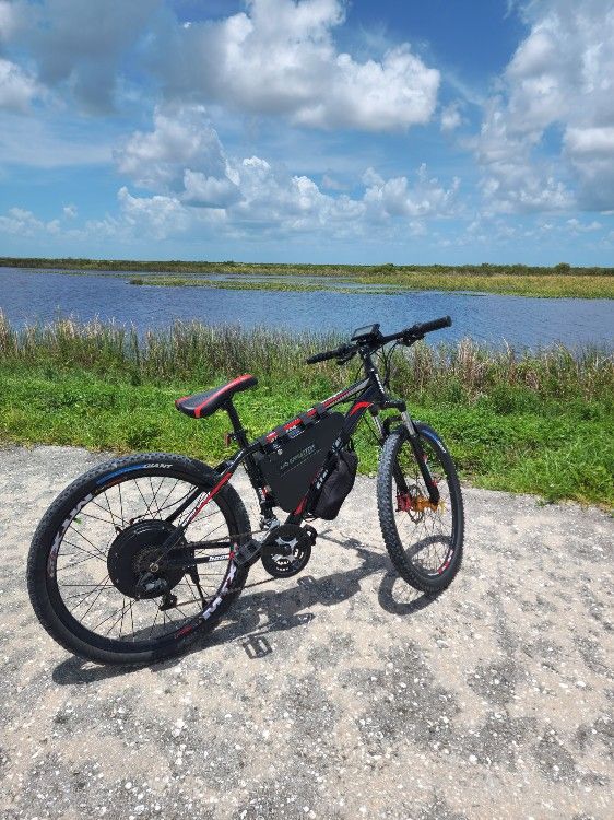 Custom Electric Bike 72v 2000watts 47mph Max Speed