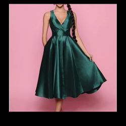 Emerald prom dress Sz 12 