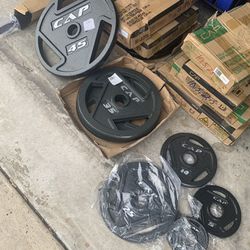 Weights Olympic Weights Plates Gym Equipment 45 35 25 10 5 ‘s Weights * Prices Vary Discos Pesas