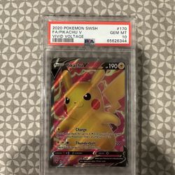PSA 10 PIKACHU 