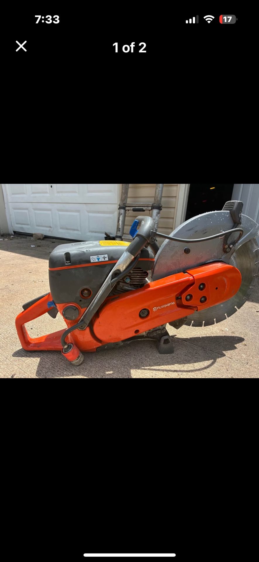 Concrete Saw Like New