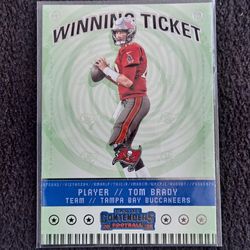 2020 Panini Contenders Tom Brady Winning Ticket