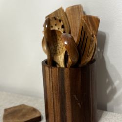 New Wooden Utensil Set, Kitchen set, cutlery 