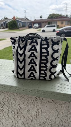 MARC JACOBS THE MONOGRAM LEATHER MINI TOTE BAG