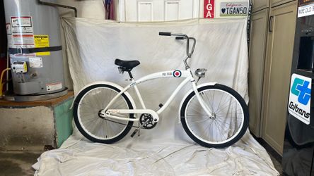 NIRVE brand 26” single speed, coaster Brake beach cruiser bicycle ready to ride as pictured please check my other listings