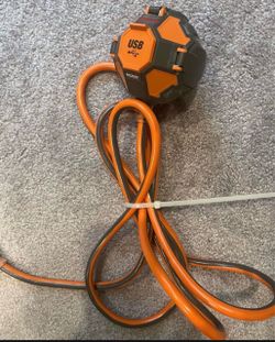 RIDGID 3-Outlet Power Ball Extension Cord Plus USB