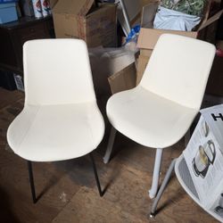 Two New Leather Chairs 