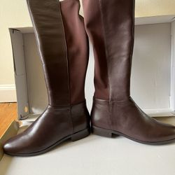 MK Leather boots Color brown