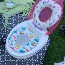 Potty chair 2 seat cushions