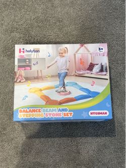 Non-Slip Music & Light Up 5 Pcs Stepping Stones, Sensory Stepping Stones, Encourage Balance, Indoor & Outdoor Play Gift Colorful Fun Soft Design, back
