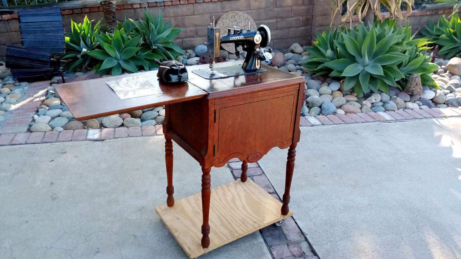 Beautiful Antique 1920’s GaybaR Sewing Machine