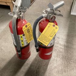 Two Fire Extinguishers