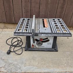 Central machinery 10" table saw
