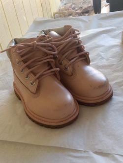 Timber Lands Boots Girls Kicks Pink