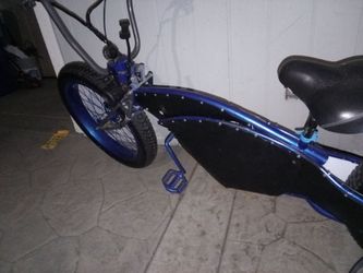 Custom Electric Fat Tire Dyno Stretch Cruiser Bike