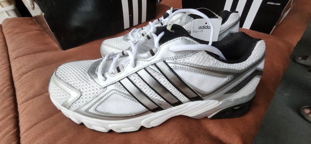 Men's Silver Adidas Sneakers