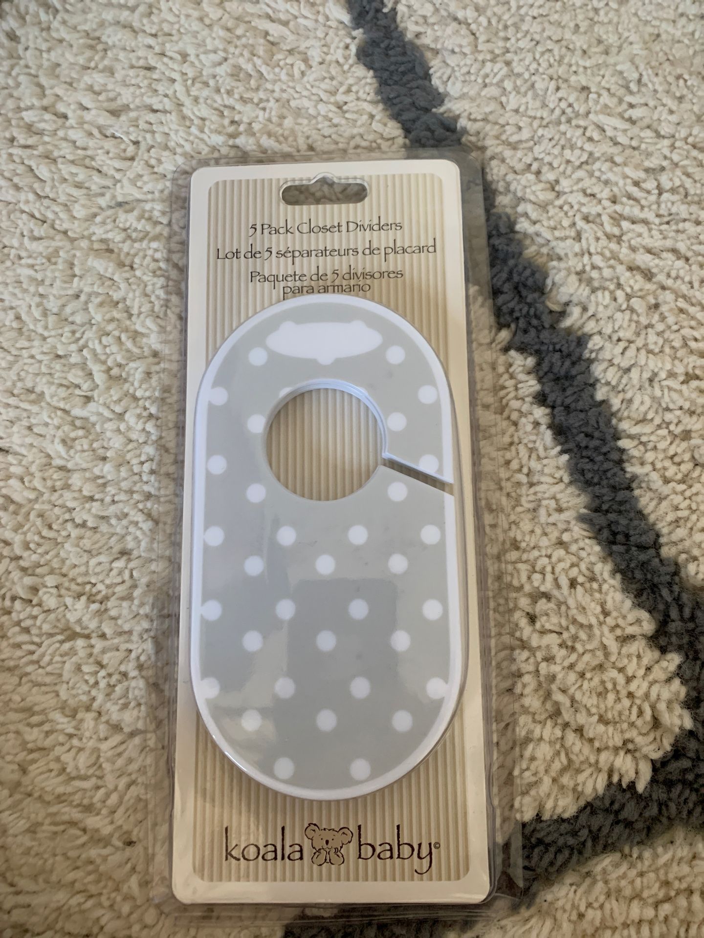 Baby closet divider