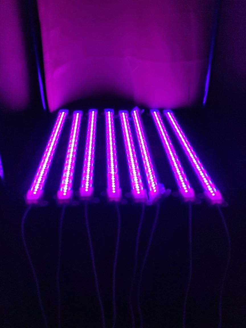 Indoor Plant Grow Lights With Double Sided Tape And Surge Bar