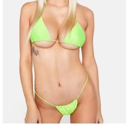 Anything goes green itsy Bikini from Dolls kill