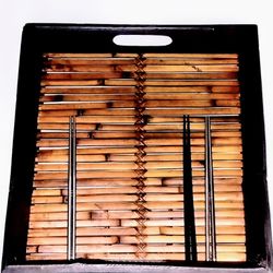 Japanese Serving Tray. Bamboo Made