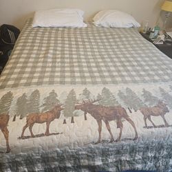 Queensize Box Spring And Mattress