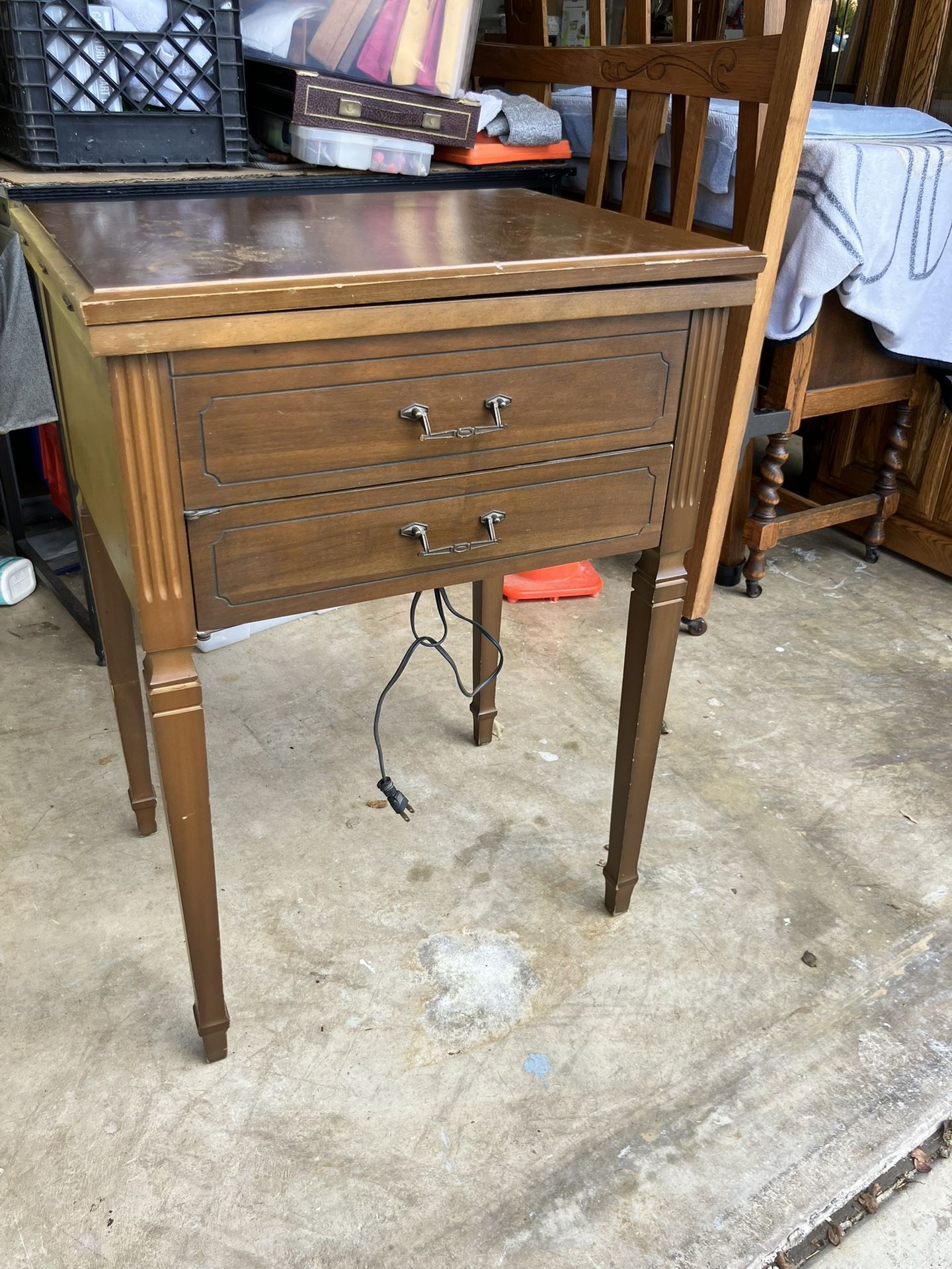 Kenmore Sewing Machine In Cabinet
