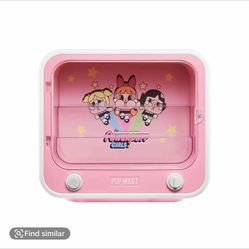 CRYBABY X POWERPUFF Girls Series Tv Set Luminous Display Container