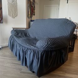 Reclining Espresso Love Seat Couch Furniture