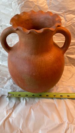 $20 Home Decor Handmade Clay Pitcher from Oaxaca Mexico