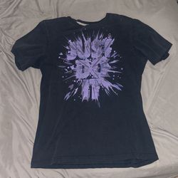 Black and Purple Nike tee