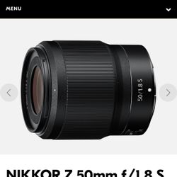 NIKKOR Z 50mm f/1.8 S - Nikon Lens