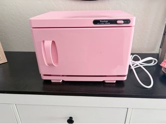 Pink towel warmer - like new
