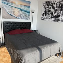 Queen Size Mattress + Bed Frame