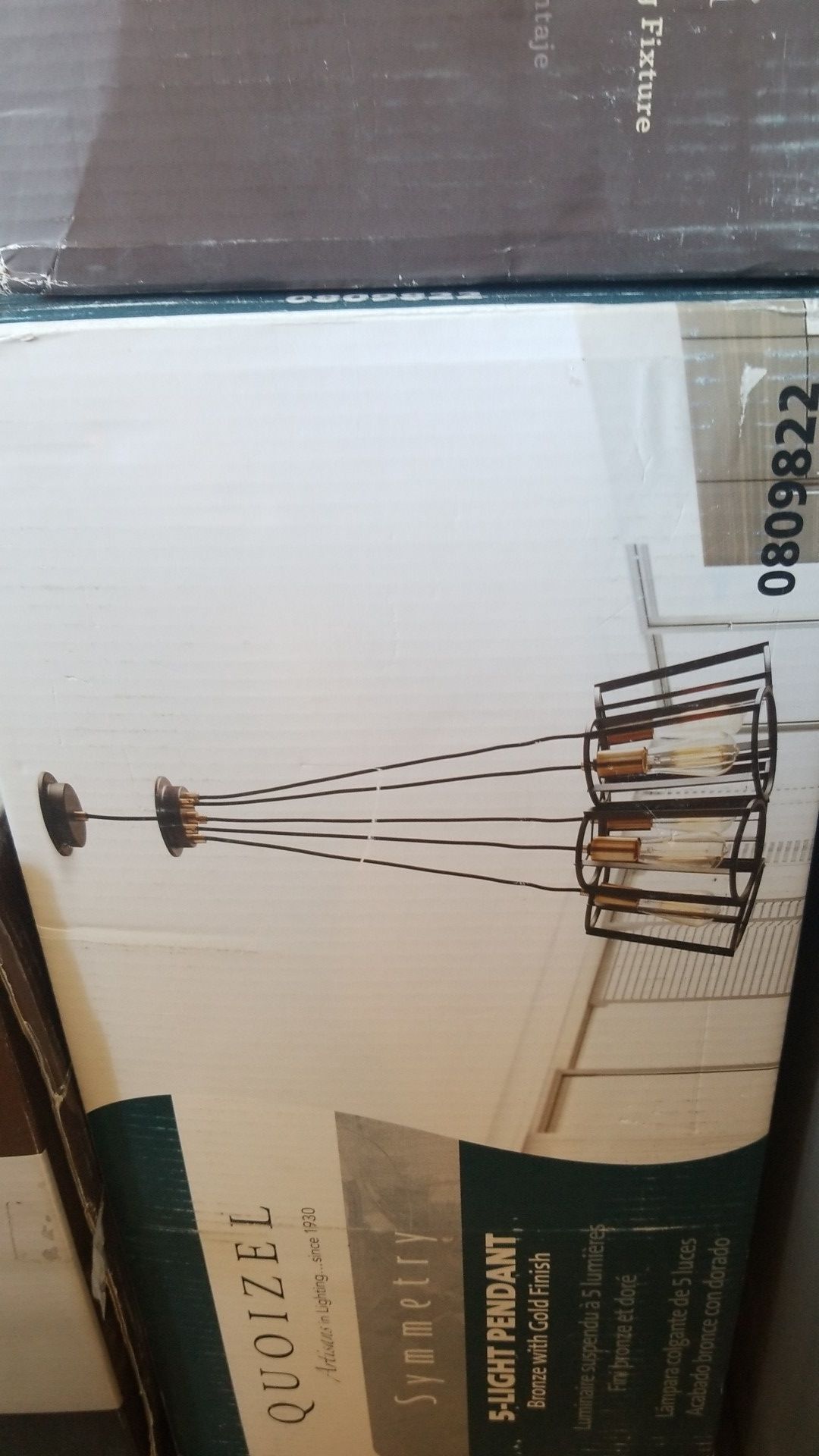 Quoizel 5 light pendant elegant