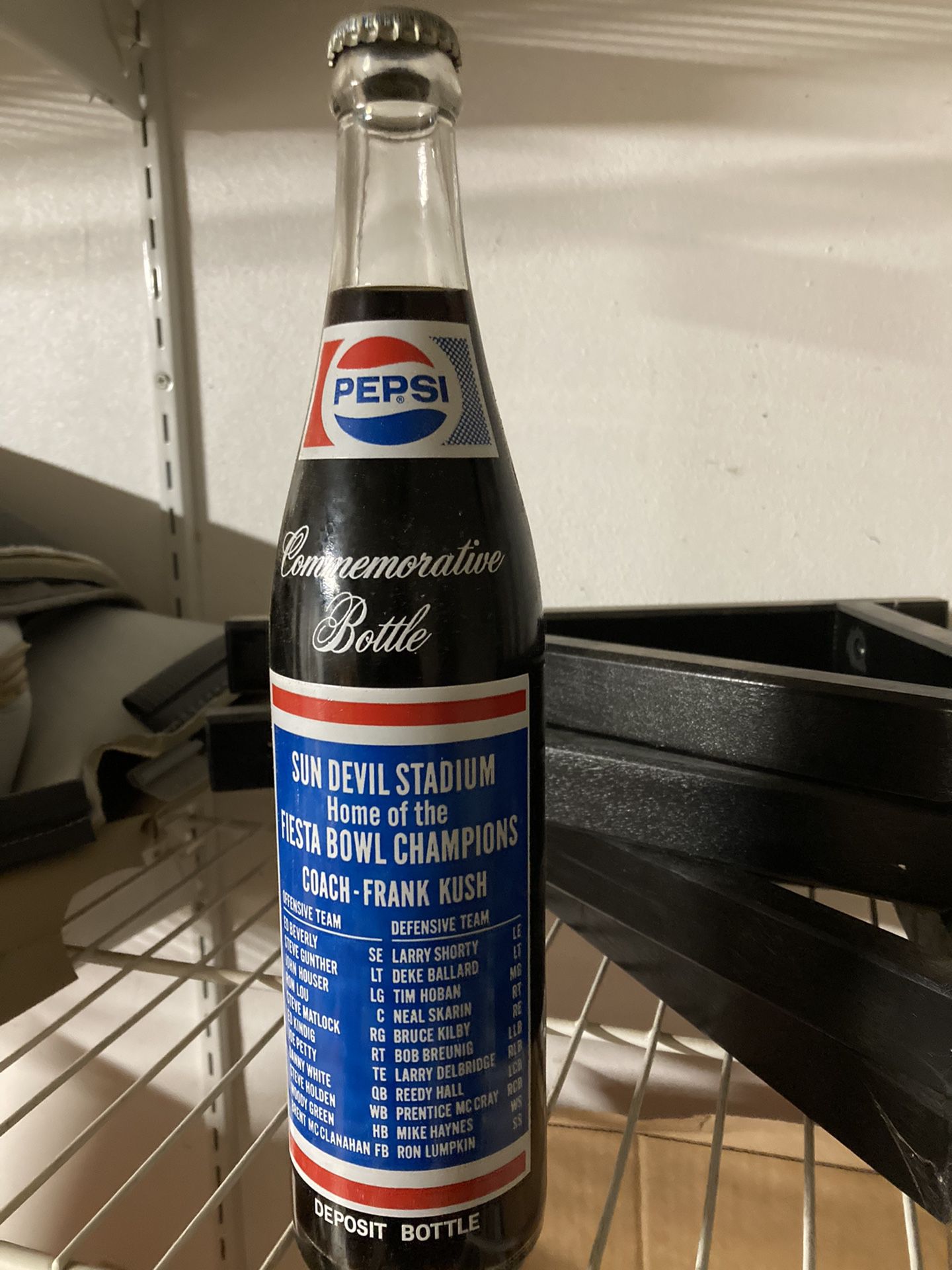 Vintage ASU Pepsi bottle