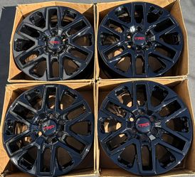 20” Toyota Tundra Factory Wheels Rims Gloss Black New Sequoia 2025 6 lug